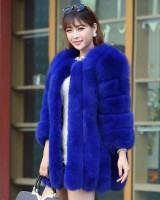Ladies Korean style coat thick slim overcoat for women
