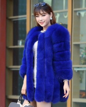 Ladies Korean style coat thick slim overcoat for women
