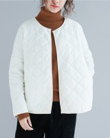 Thin winter large yard fashion light cotton coat for women