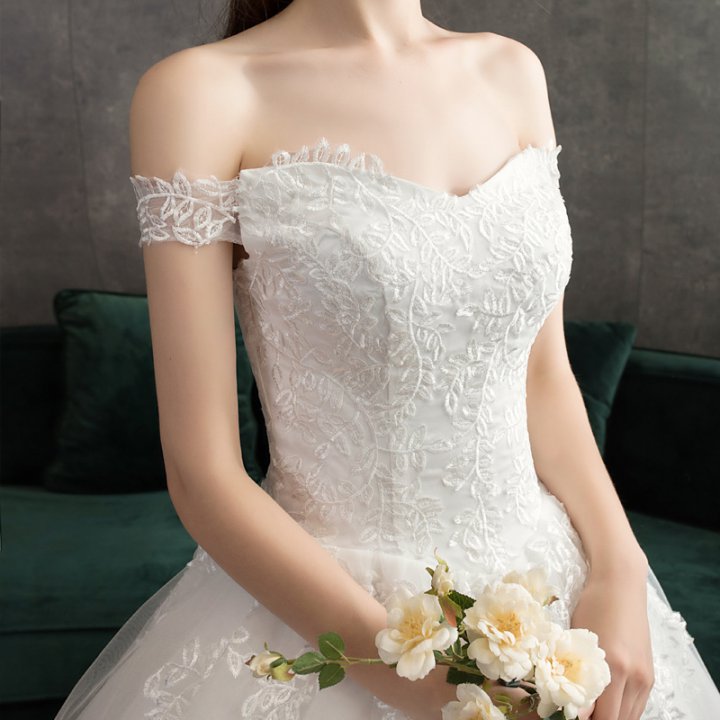 European style wedding dress