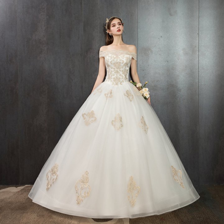 Beautiful wedding dress light formal dress for women