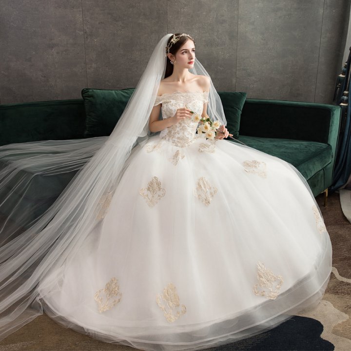 Beautiful wedding dress light formal dress for women