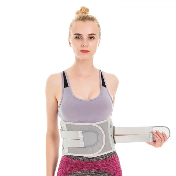 Plastic waist adjustable thermal kidney belt