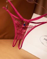 Spicegirl cross briefs very thin lace T-back for women