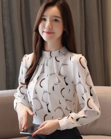 Western style Korean style tops autumn loose shirt
