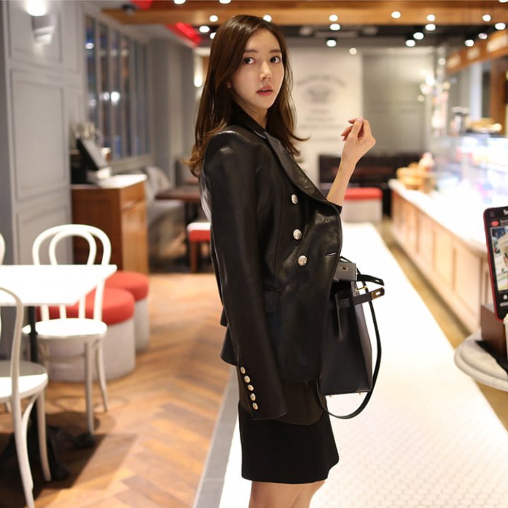 Fashion short jacket spring and autumn tops for women