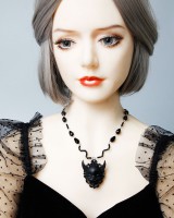 Devil European style accessories fashionable black necklace