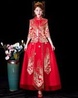 Pregnant woman Chinese full dress a set for women