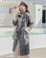 Woolen coat fur collar woolen coat for women