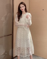 Bottoming spring beautiful embroidery dress for women