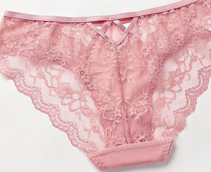Sexy girl cozy lace thin breathable briefs for women