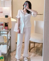 Real silk summer at home lovely pajamas 2pcs set for women