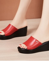 Soft soles slippers trifle platform for women