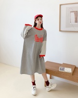 Autumn and winter loose skirt Casual fat hoodie for women