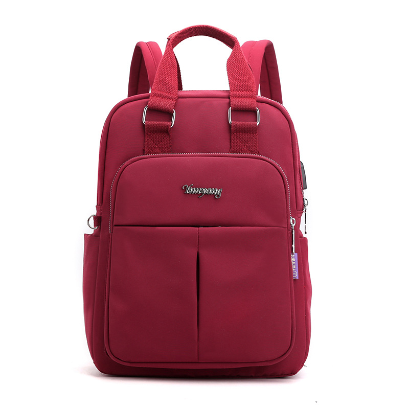 College style backpack high capacity computer bag for women