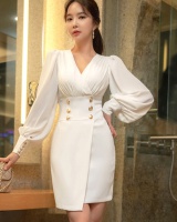 Slim package hip profession bottoming dress for women