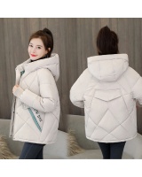 Thick short coat loose winter cotton coat for women