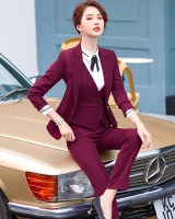 Overalls autumn and winter business suit 4pcs set for women