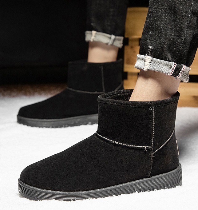 Plus velvet thick shoes winter Casual snow boots for men