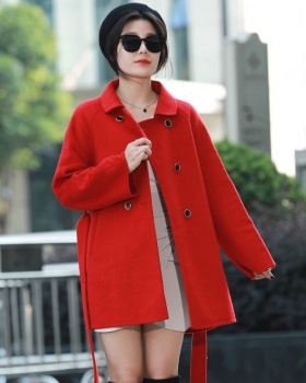 Lambs wool Korean style fur coat wool winter coat