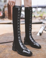 Thick frenum boots locomotive thigh boots for women