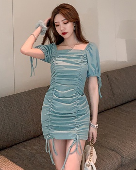 Little sexy package hip pinched waist bandage dress