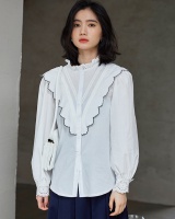 Retro long sleeve spring and summer loose shirt for women
