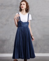 Retro sling strap spring and summer dress for women