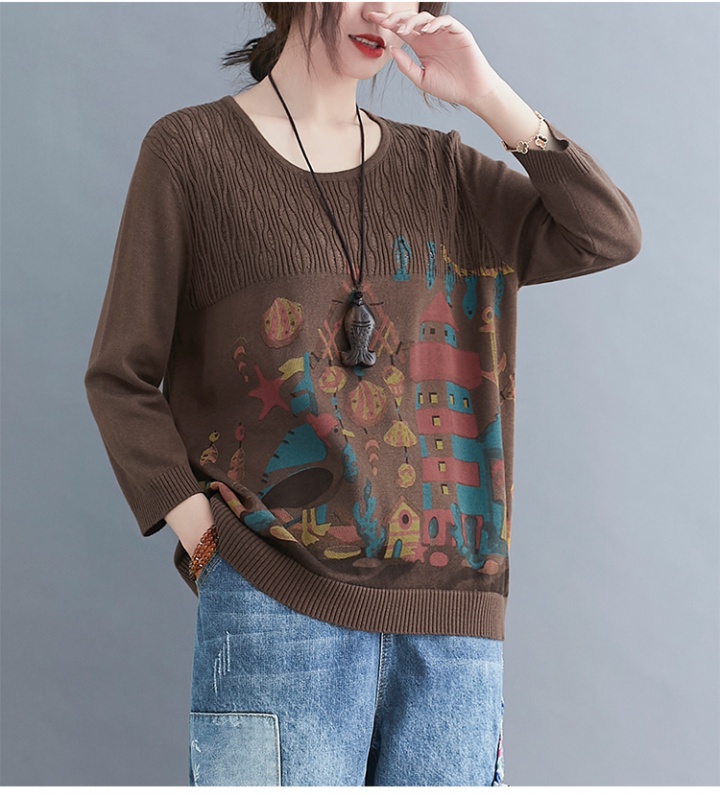 Splice pullover loose large yard tops for women