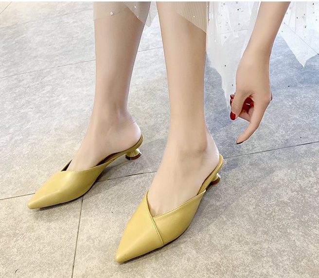 Korean style pointed summer slippers for women AD50015 - Yaaku.com