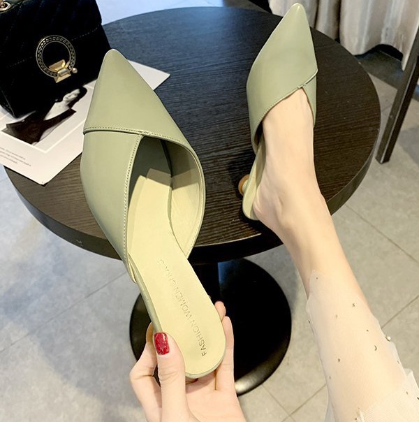 Korean style pointed summer slippers for women AD50015