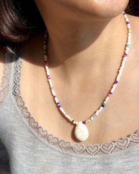 Turquoise clavicle necklace necklace for women