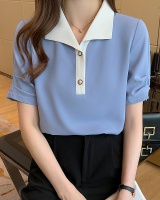 Fashion Korean style shirt loose chiffon shirt for women