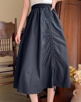 Casual high waist skirt drape long long skirt for women