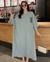 Slim Korean style T-shirt fat printing dress for women