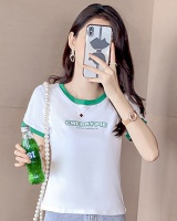 Student Korean style summer T-shirt slim short sleeve tops