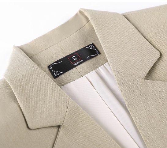 Casual temperament tops plaid business suit