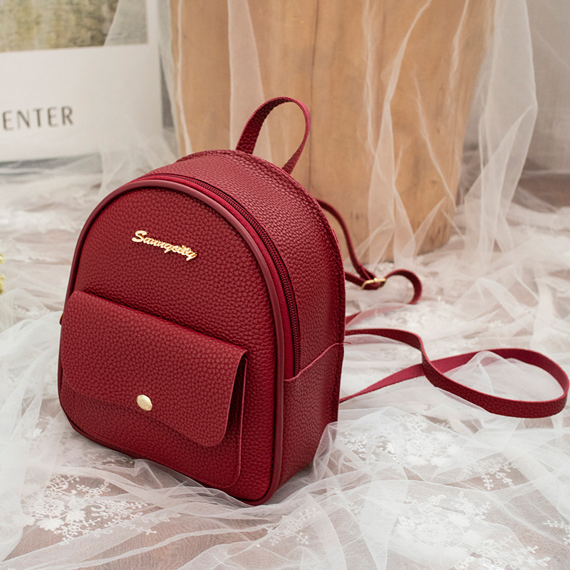Korean style portable backpack fashion messenger bag