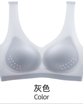 Hole summer small chest vest thin gather no rims Bra for women