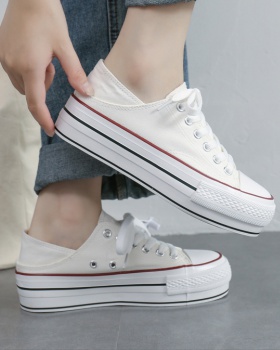 Student thick crust shoes Korean style wear board shoes