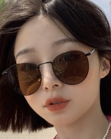 Round face shade big frame Korean style Sunglasses