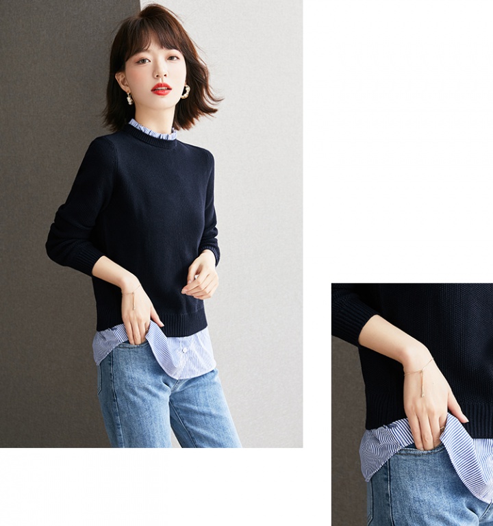 Long sleeve loose tops colors autumn sweater