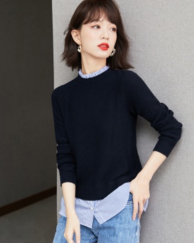 Long sleeve loose tops colors autumn sweater