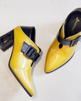 Thick shoes wear high-heeled shoes for women