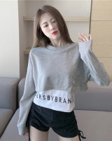 Minority long sleeve autumn tops short Korean style hoodie