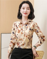 Real silk minority shirt pumpkin tops for women