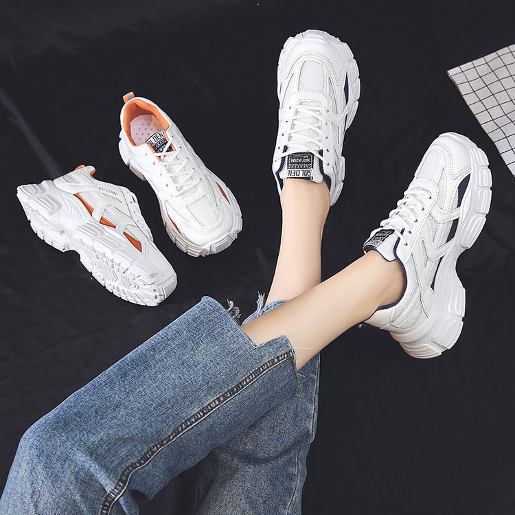 Autumn mesh run shoes Casual student Korean style Sports shoes