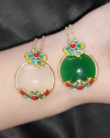 Pendant jade white accessories for women