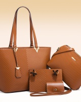 Fashion European style shoulder bag simple handbag 4pcs set