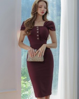 Ladies temperament package hip long sexy dress for women